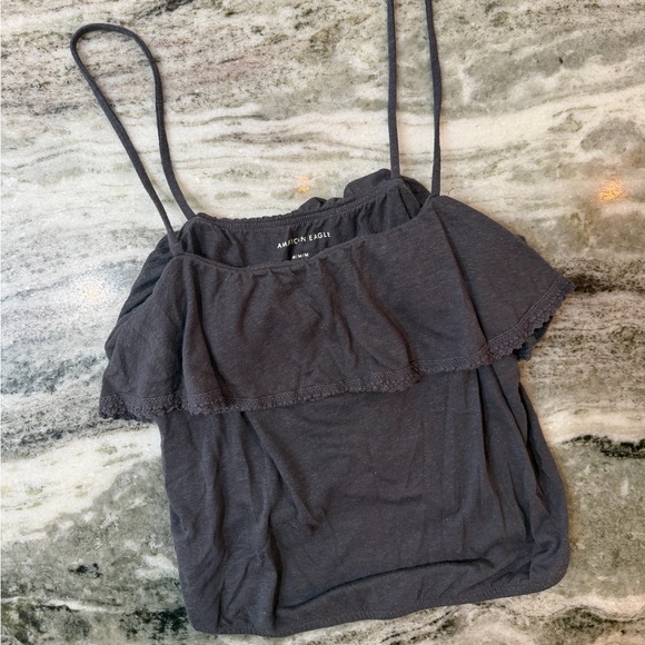 American Eagle Outfitters Tops - American Eagle Outfitters Tiered Ruffle Tank Top